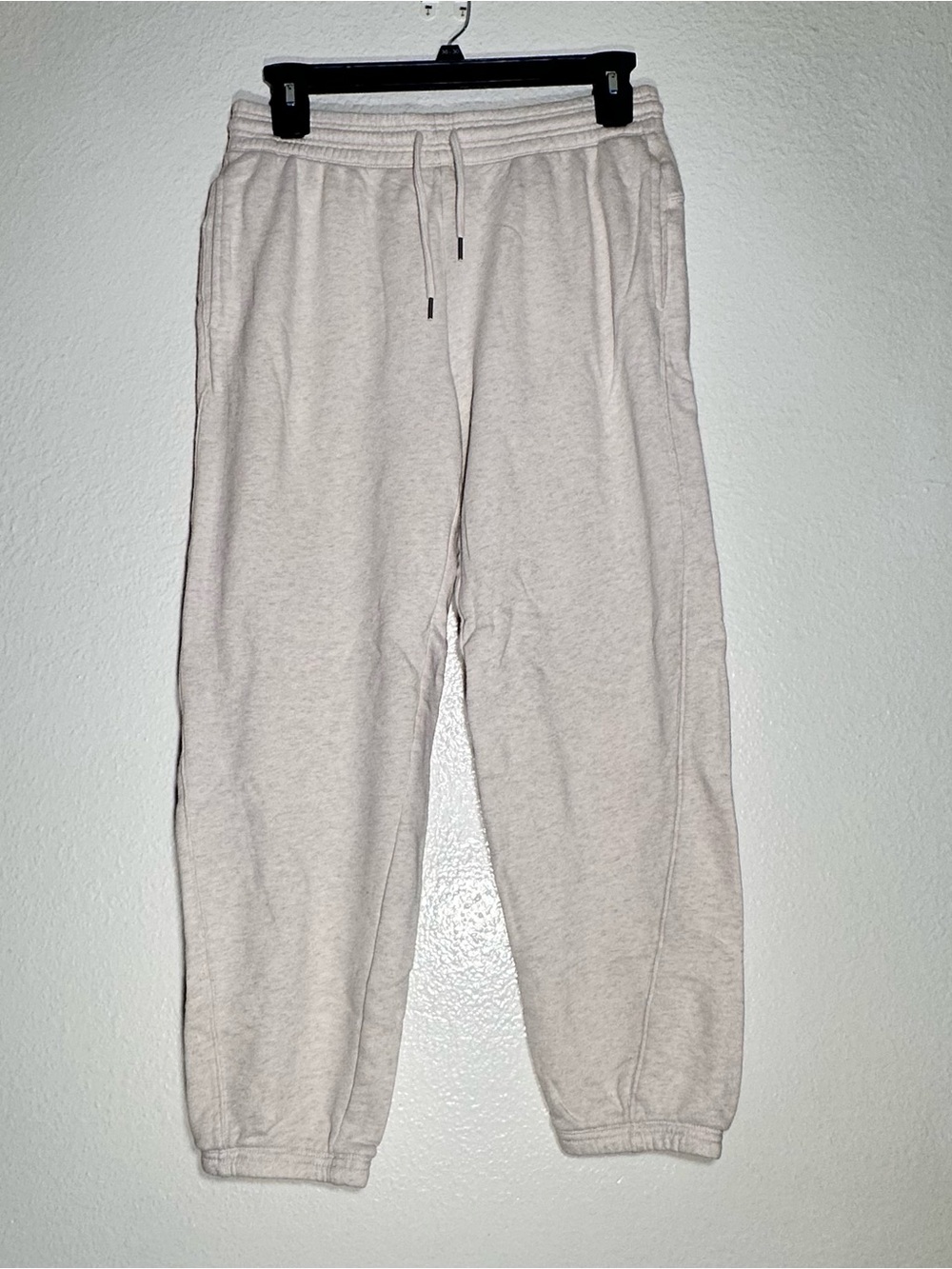 Aerie Oatmeal Heather Jogger Sweatpants Medium Lounge Athletic